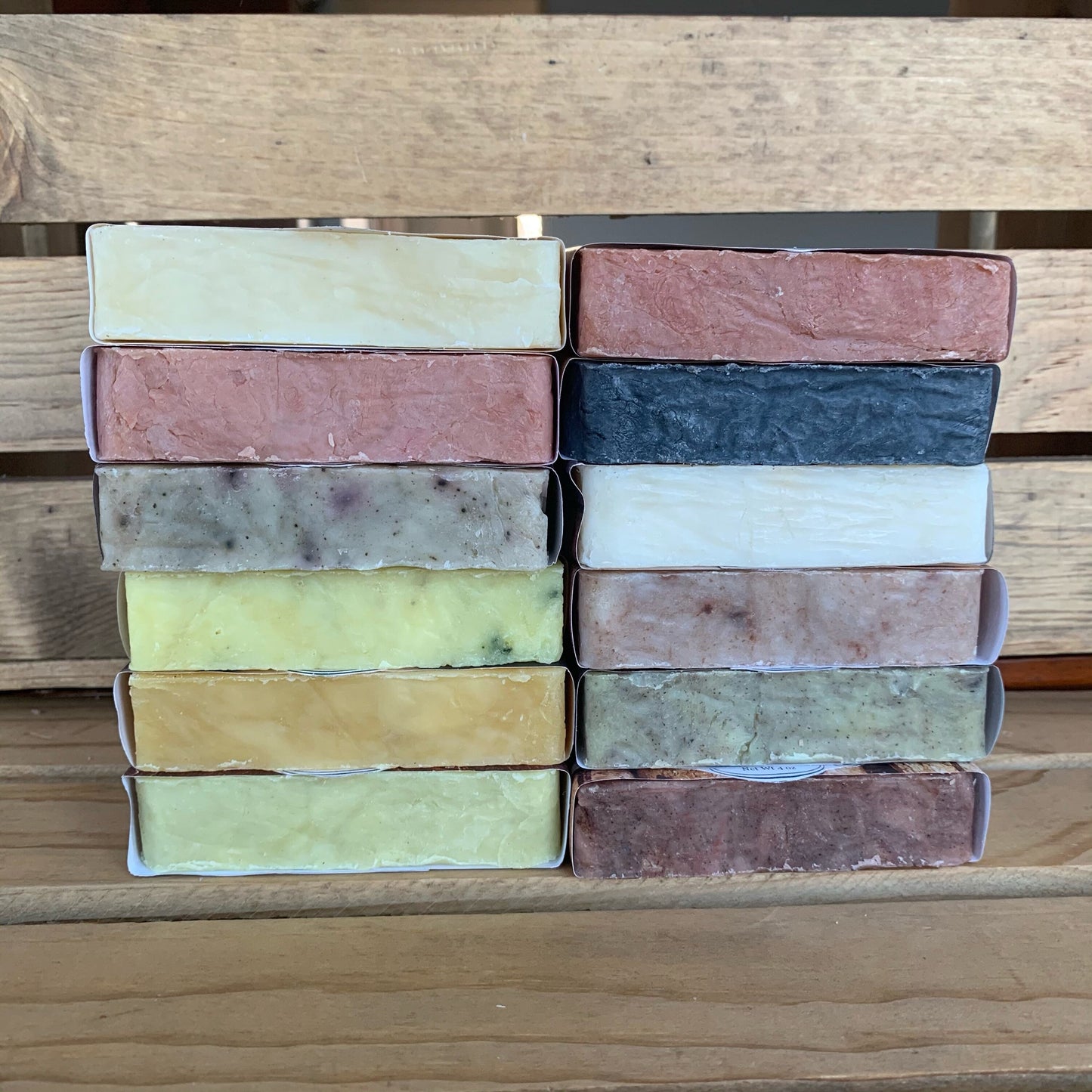 12 Full Size Bars of Soap- Bulk Soap- free shipping- Bar Soap- Natural Bar Soap - Palm Free Soap