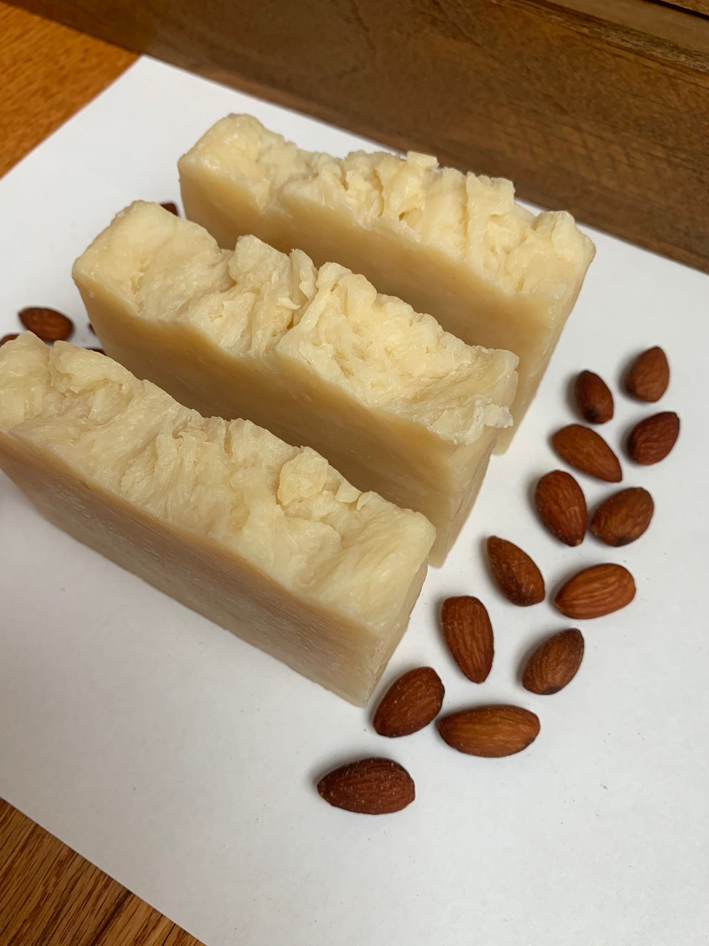 Almond Bliss Bar Soap- with beeswax and honey - palm free soap