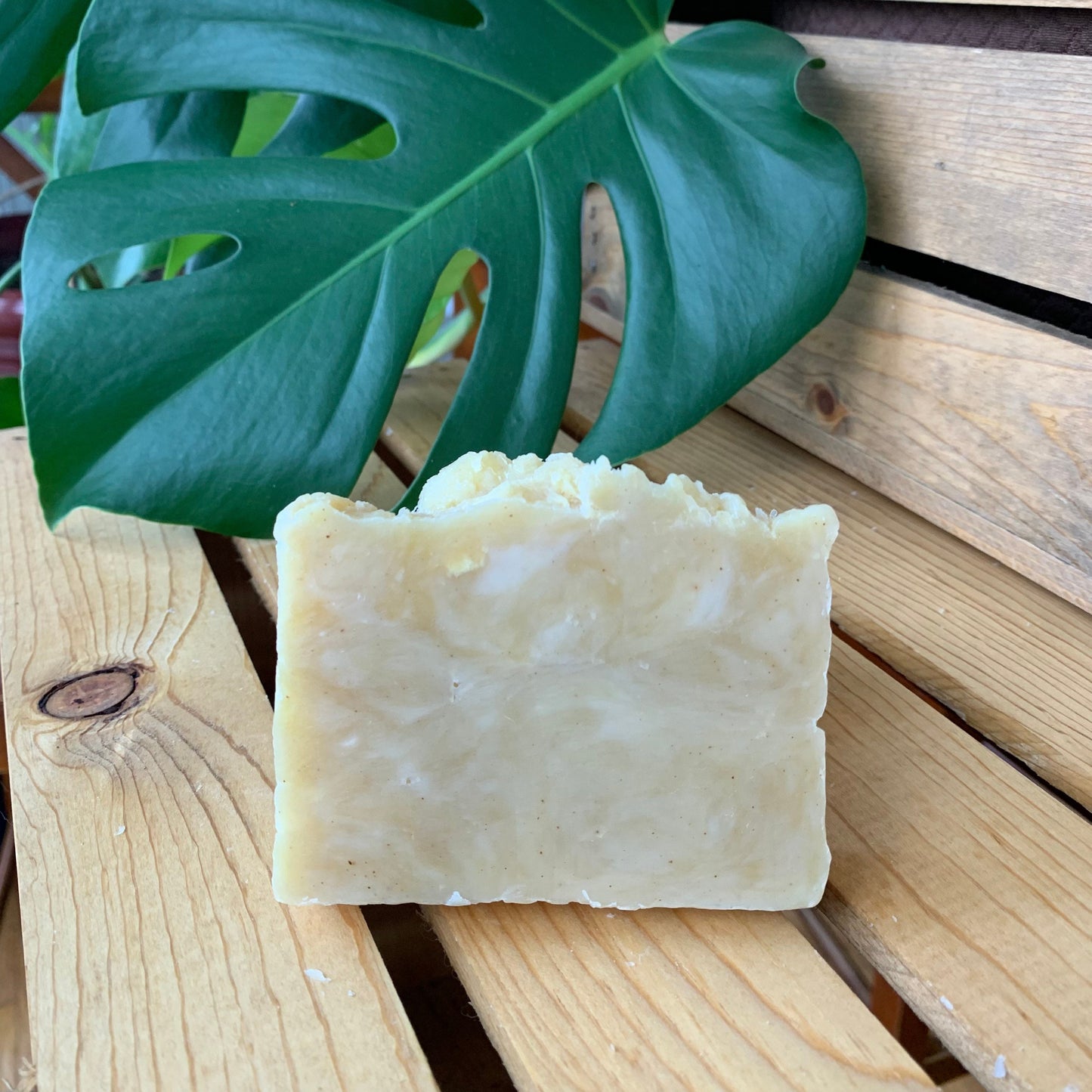 Mango Bar Soap- natural soap made with beeswax and honey - palm free soap