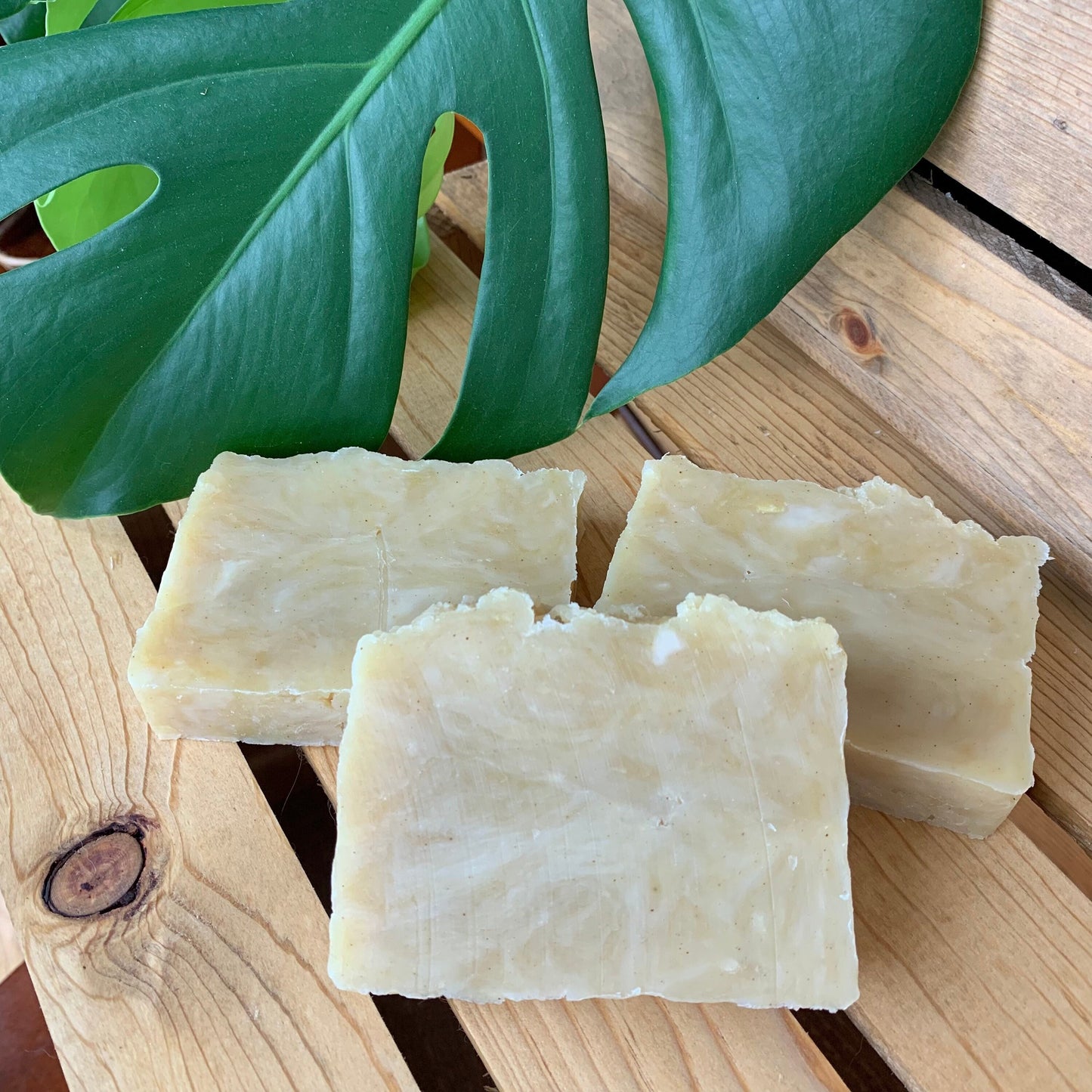 Mango Bar Soap- natural soap made with beeswax and honey - palm free soap