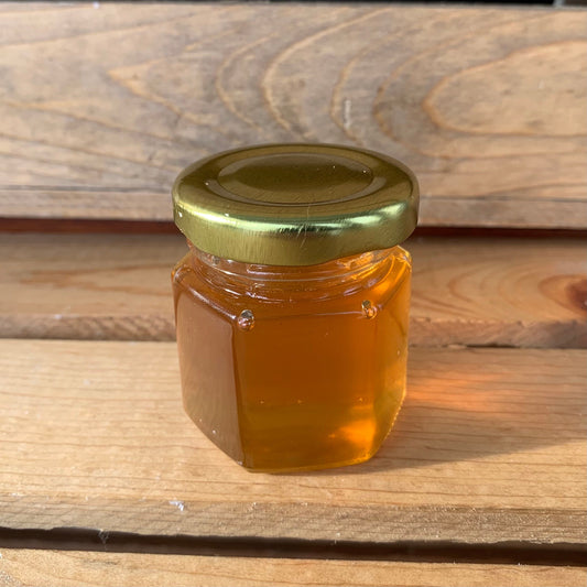 Mini 2 oz Hexagon Honey Jar