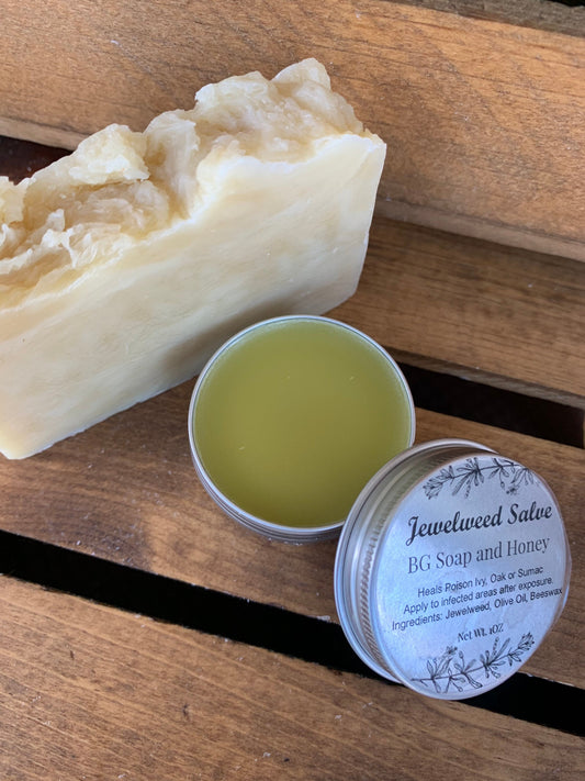 Poison Ivy Soap and Salve Set- Jewelweed Soap and Salve Set- Poison Ivy Relief- Insect Bite Relief