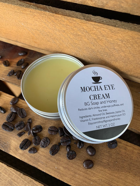 Mocha Eye Cream- Mocha Tightening Eye Cream- Mocha Tightening Eye Cream with Caffeine