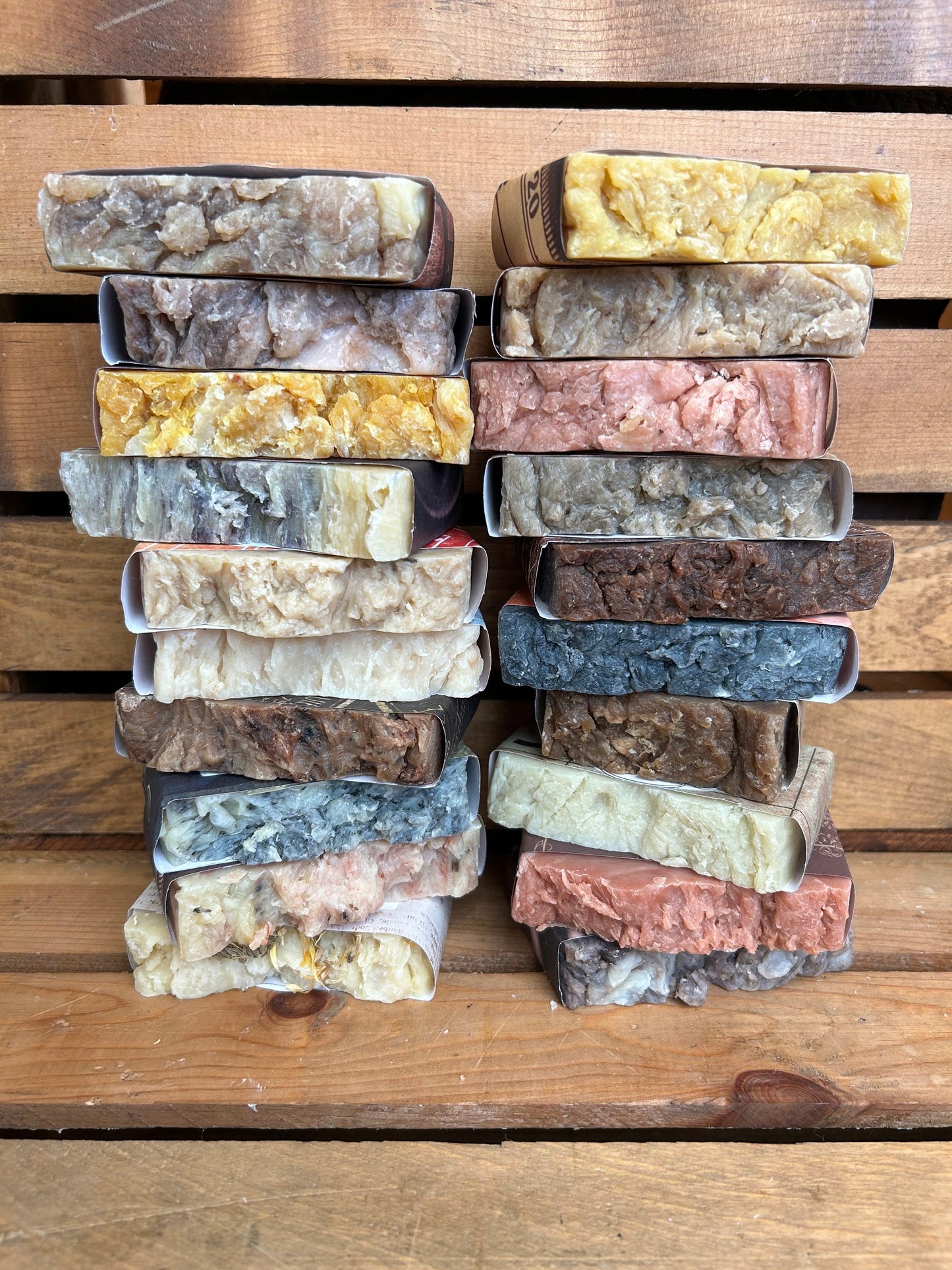 20 Bar Soap Bundle | Handmade Soap | Beeswax Soap | Natural Soap | Bulk Soap| 5lb Bar Soap | Palm Free Soap