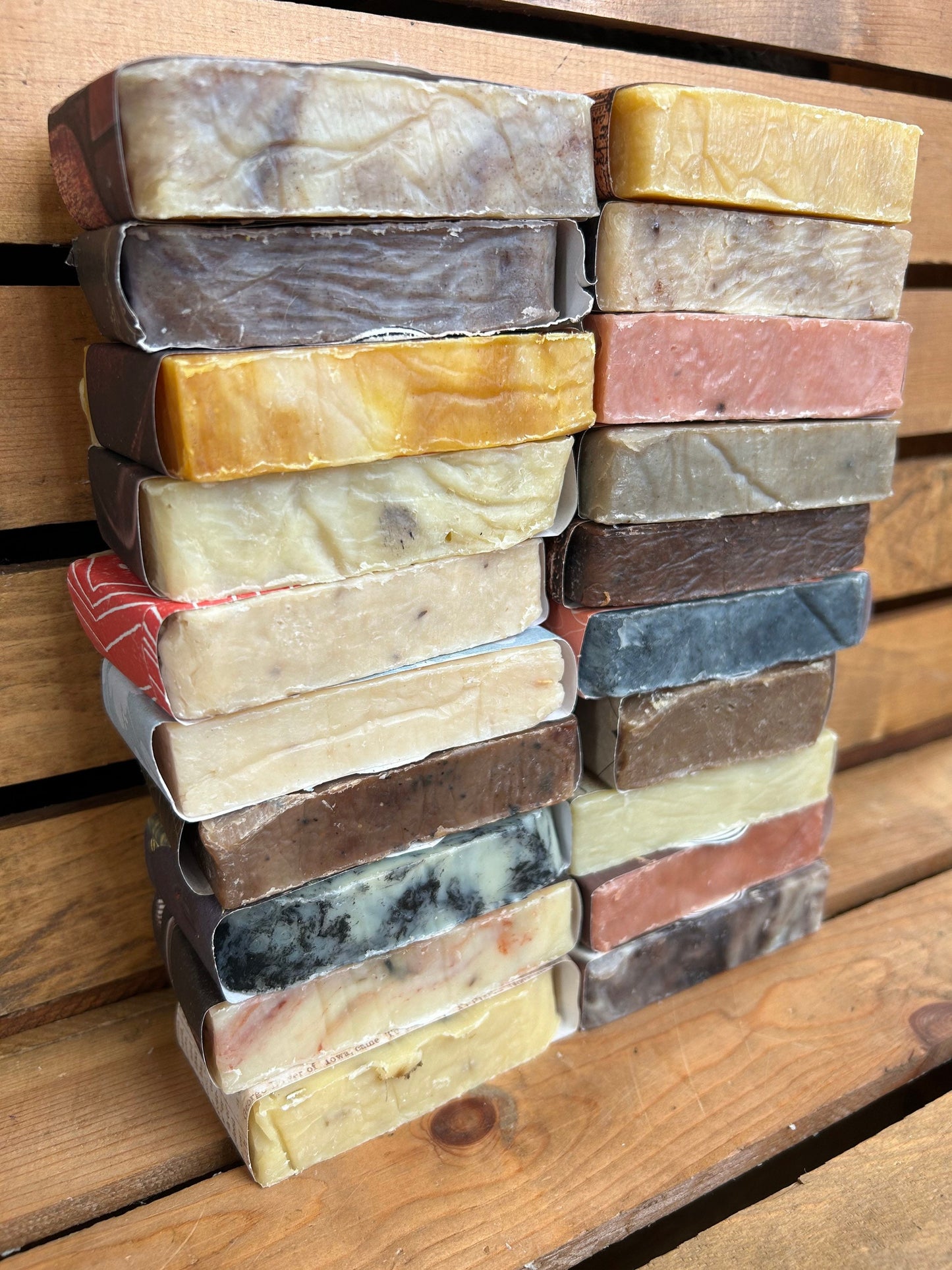 20 Bar Soap Bundle | Handmade Soap | Beeswax Soap | Natural Soap | Bulk Soap| 5lb Bar Soap | Palm Free Soap