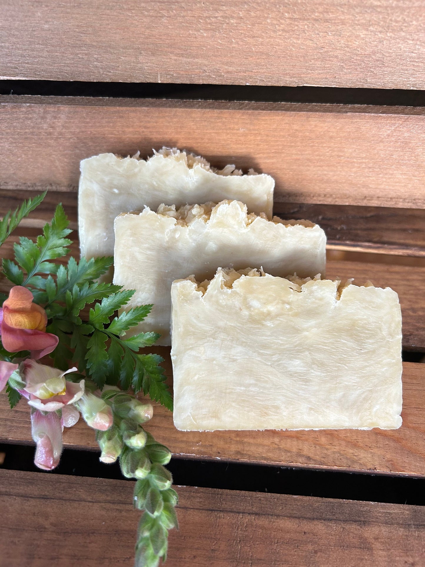 Jasmine Soap- made with beeswax and honey- all natural soap- palm free soap