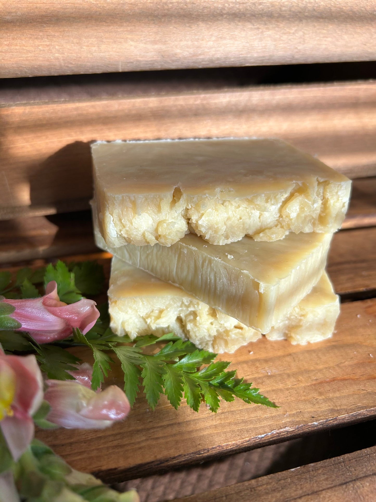 Jasmine Soap- made with beeswax and honey- all natural soap- palm free soap