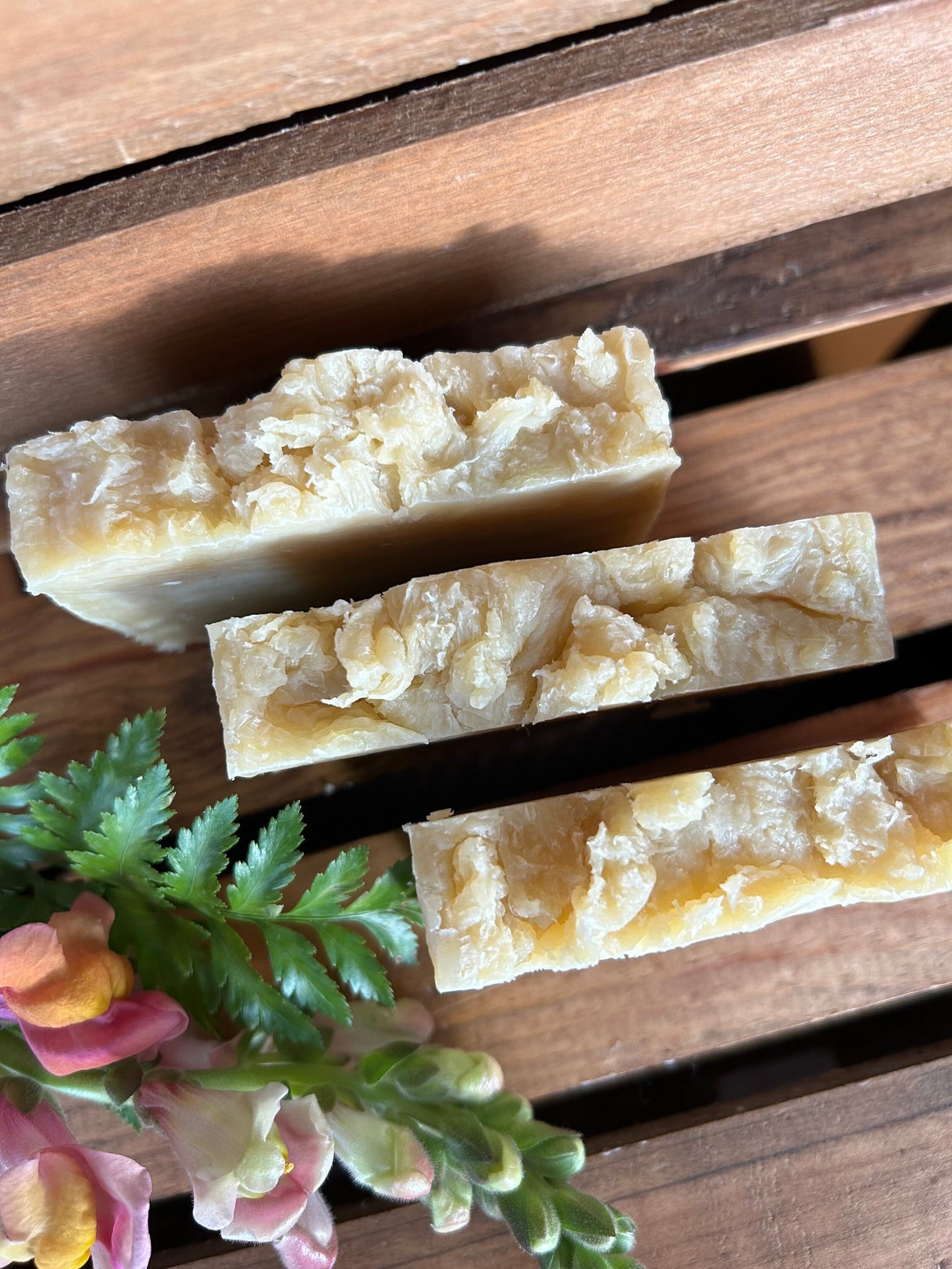 Jasmine Soap- made with beeswax and honey- all natural soap- palm free soap