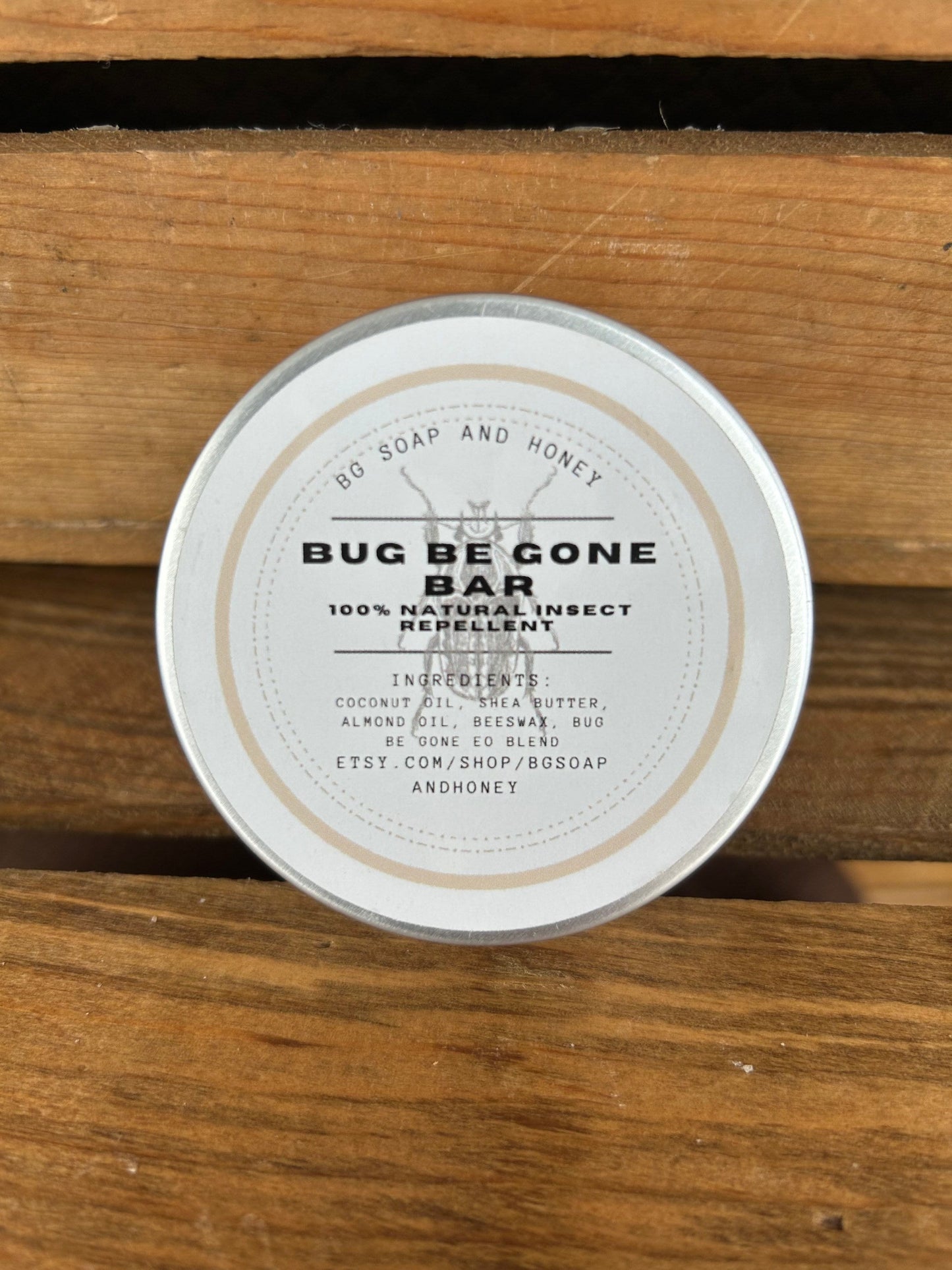 Bug Be Gone Bar- Natural Bug Repellent - tick repellent- mosquito repellent- gnat repellent- chigger repellent- kid safe bug repellent